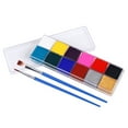 BONINGGG Face & Body Paint Set 12 Colours Pallete Face Painting Art