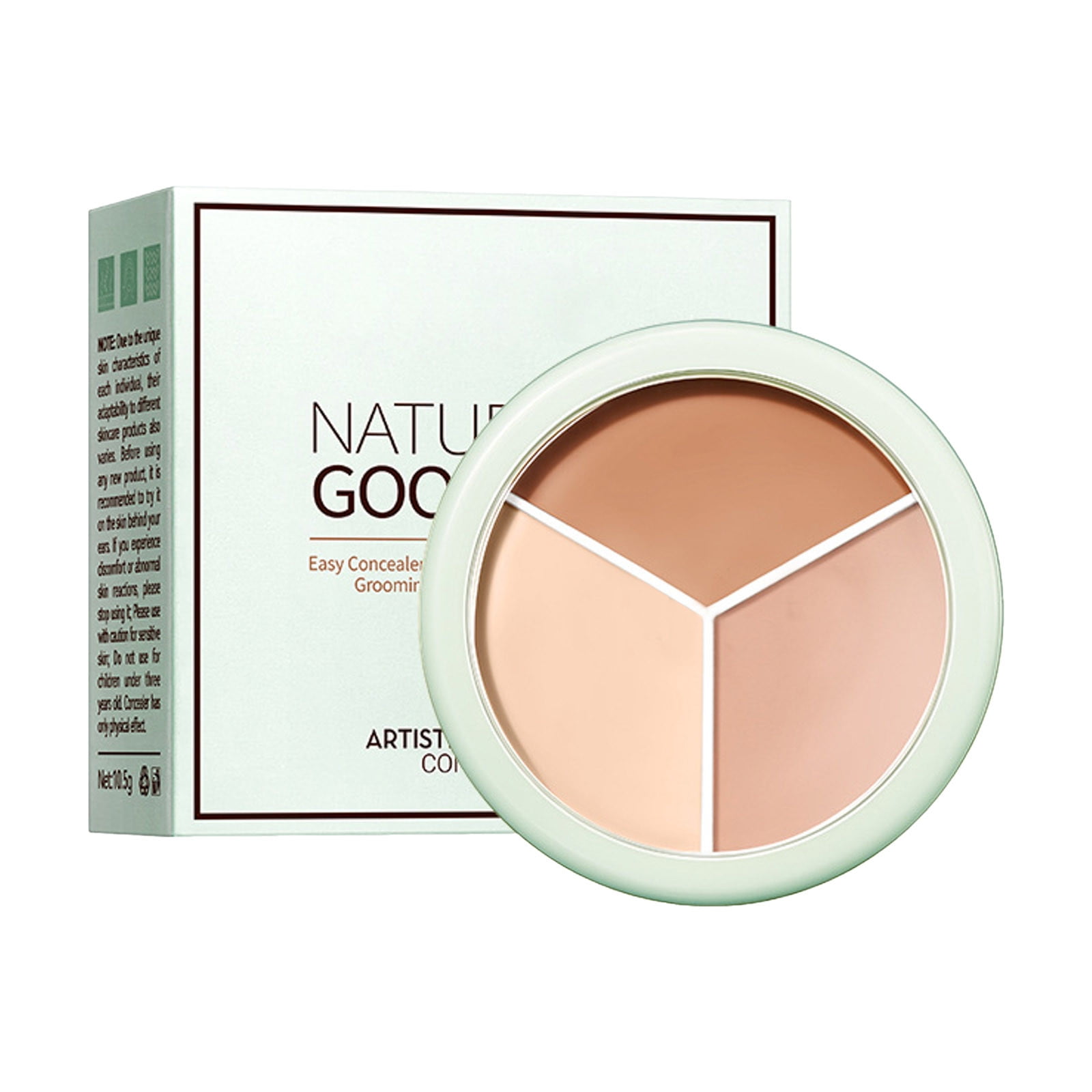 BONINGGG Fine Art Three Color Concealer Full Face Concealer Foundation