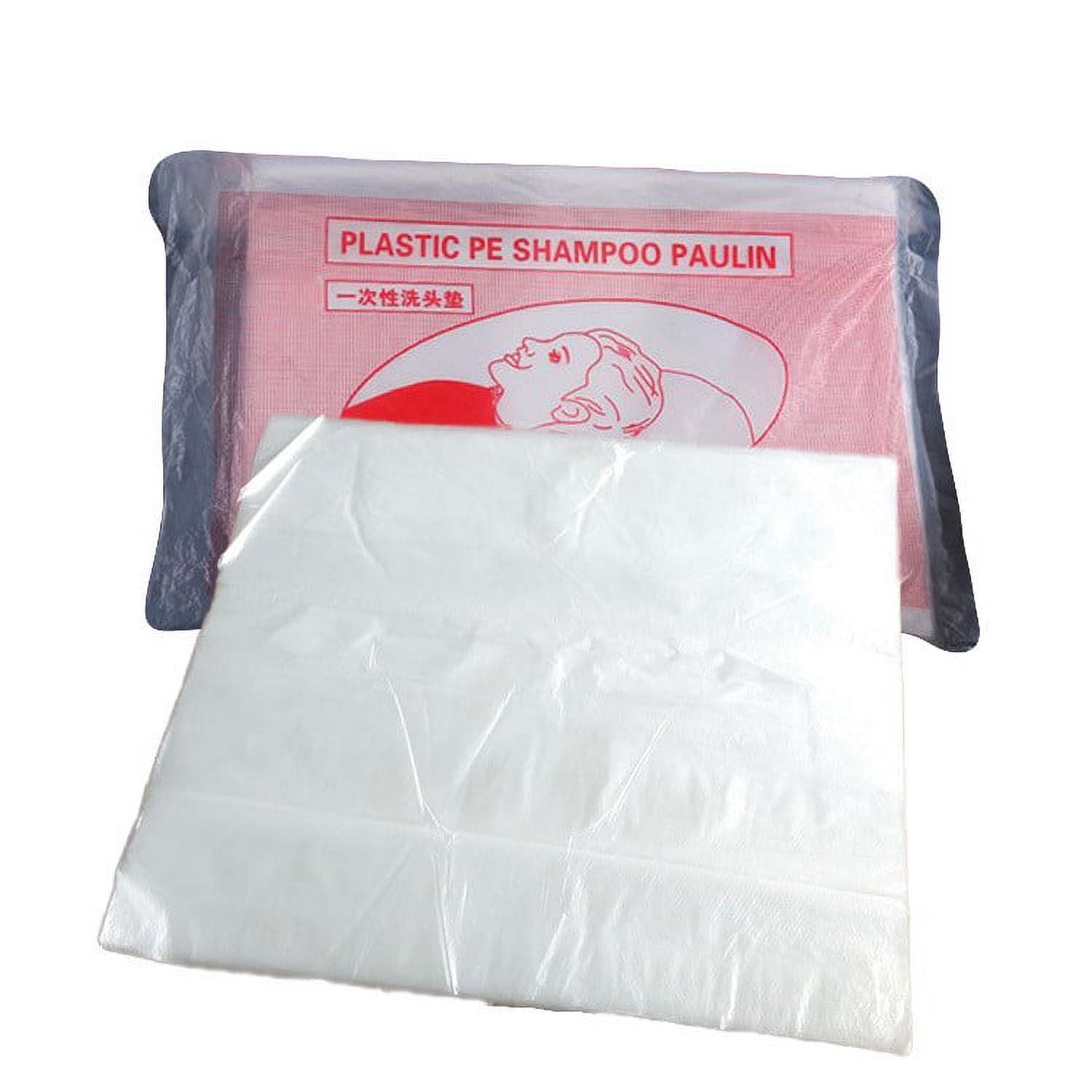 BONINGGG Hair Capes Shampoo 100Pc Pad Hair Clear Salon Disposable Bag