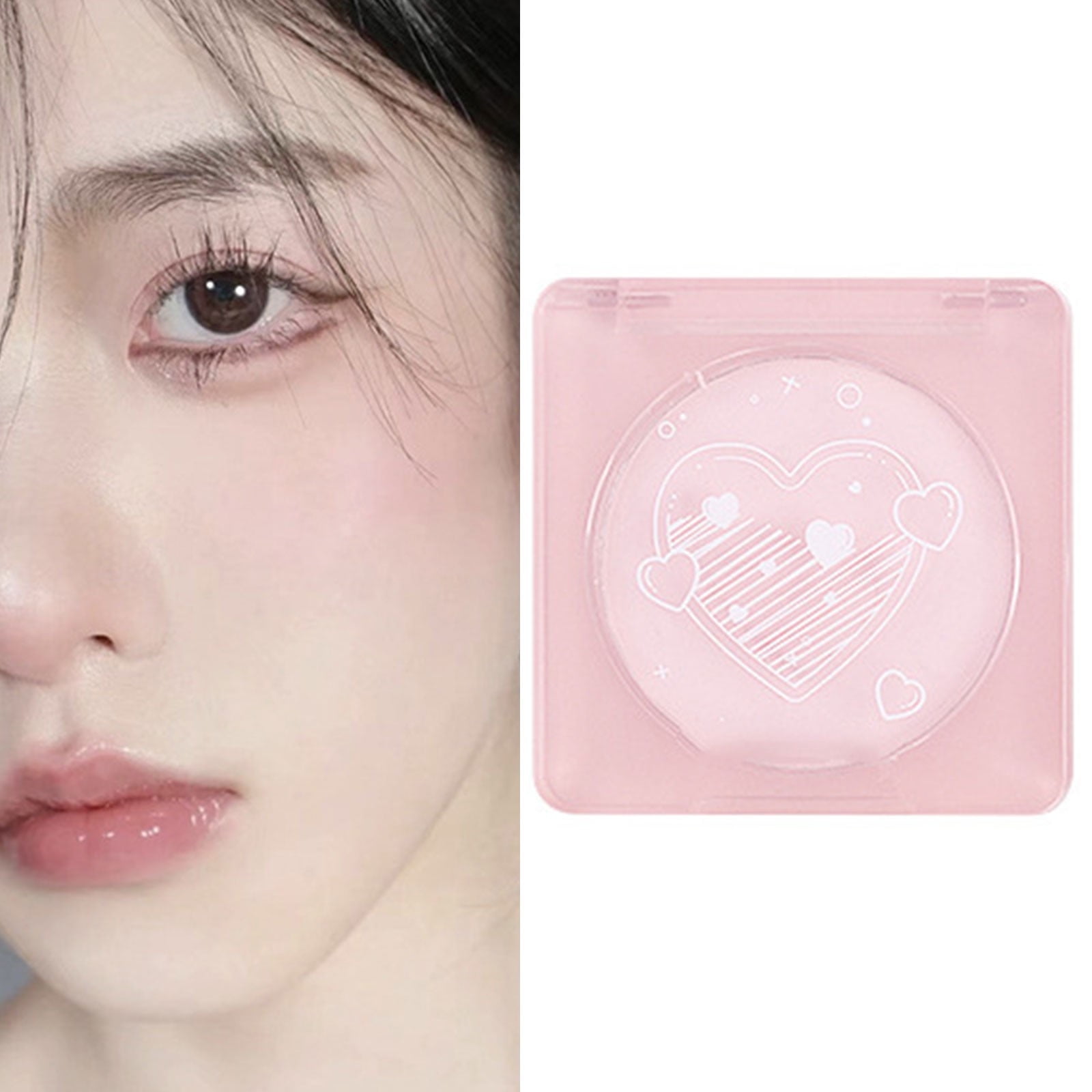 BONINGGG Heart Soft Mist Blushes Blue Expansion Color Natural Good