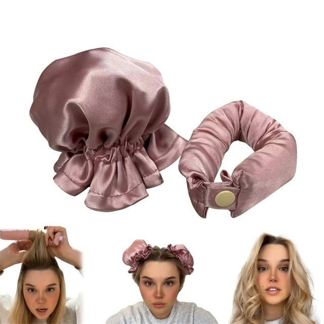 BONINGGG Heatless Hair Curler Satin Heatless Hair Curler 2 Sets Hair