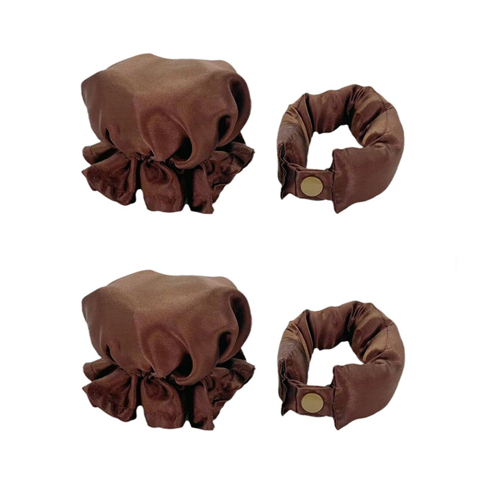 BONINGGG Heatless Hair Curler Satin Heatless Hair Curler 2 Sets Hair Rollers For Heat Curls With