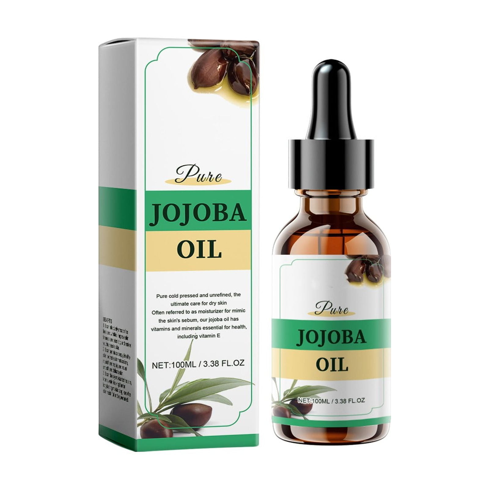 BONINGGG Jojoba Oil Body Hair Face Nail Nutritional Supplement Firming