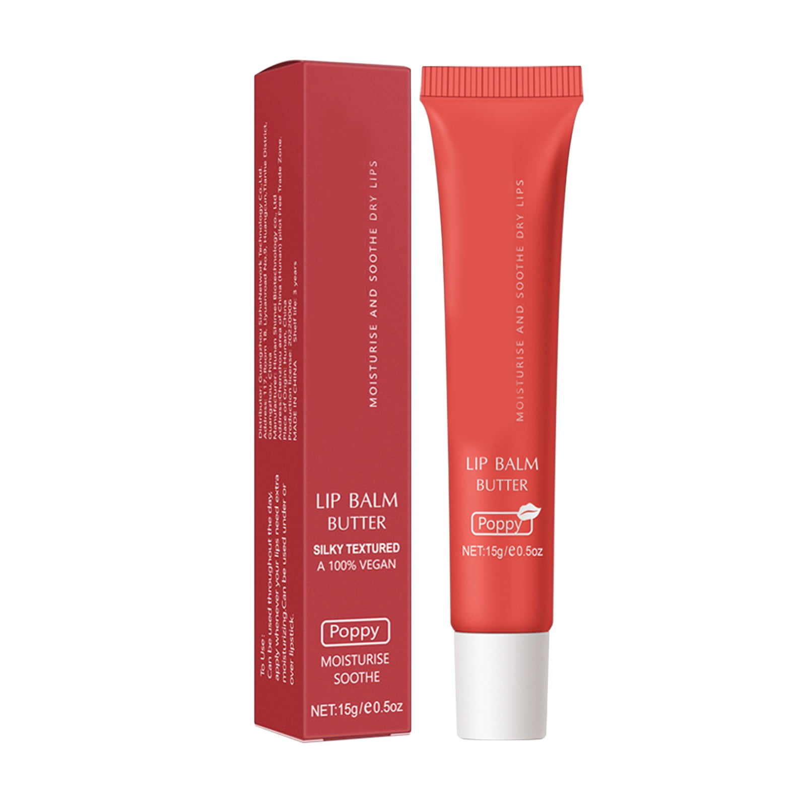 BONINGGG Lip Butter Beige Brown Lip Gloss Shea Butter Tinted Lip Lip