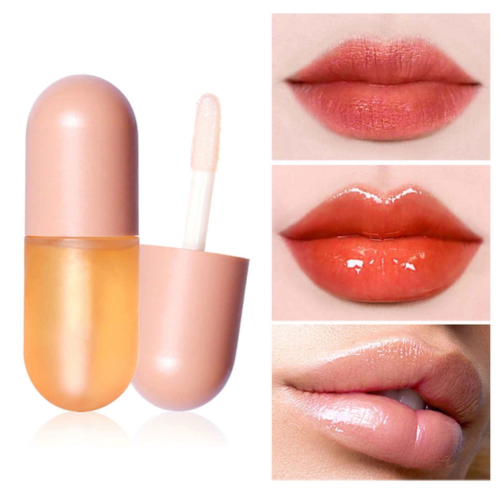 BONINGGG Lip Plumper Moisturizing Super Long Lasting Makeup Lip Gloss