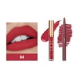 BONINGGG Lipstick And Lip Liner Set For Long Lasting Wear And No Cup