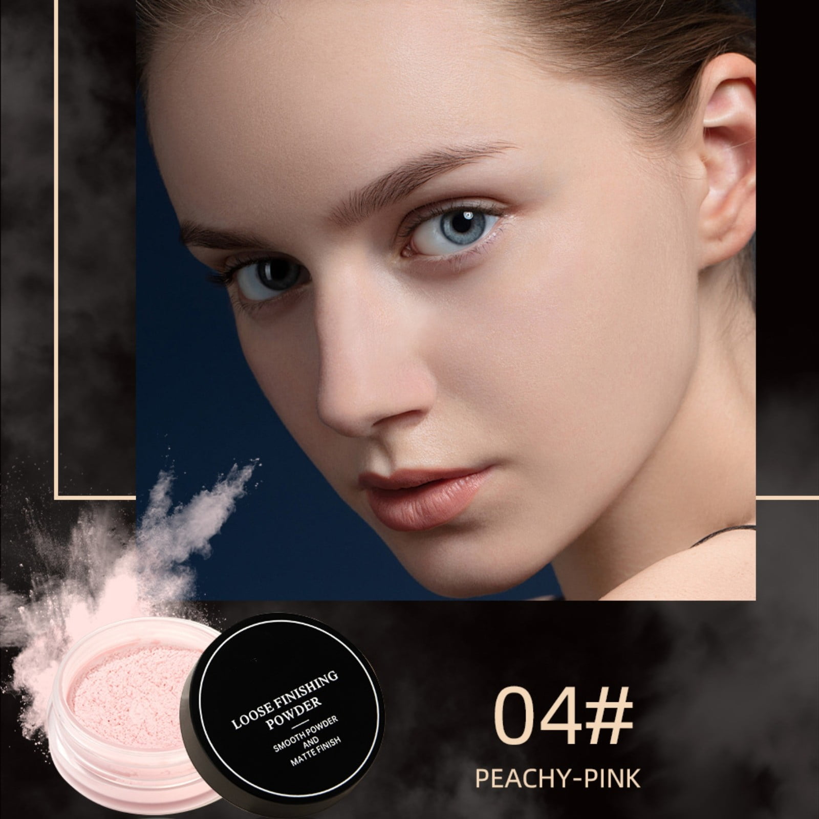 BONINGGG Loose Powder Long Lasting Powder Long Lasting Makeup Non