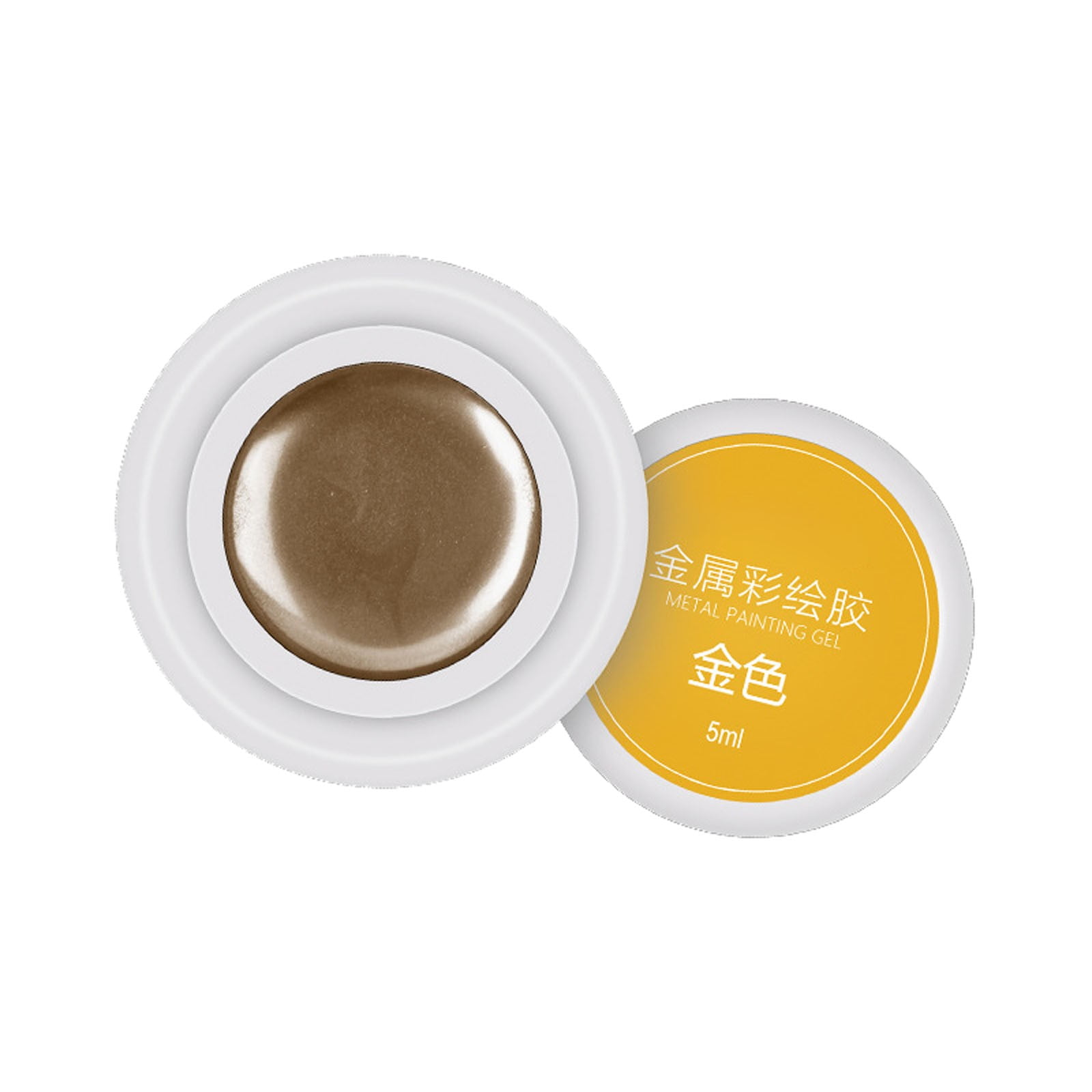 BONINGGG Metallic Paint Glue Light Glue Painting Pull Line Gold Silver