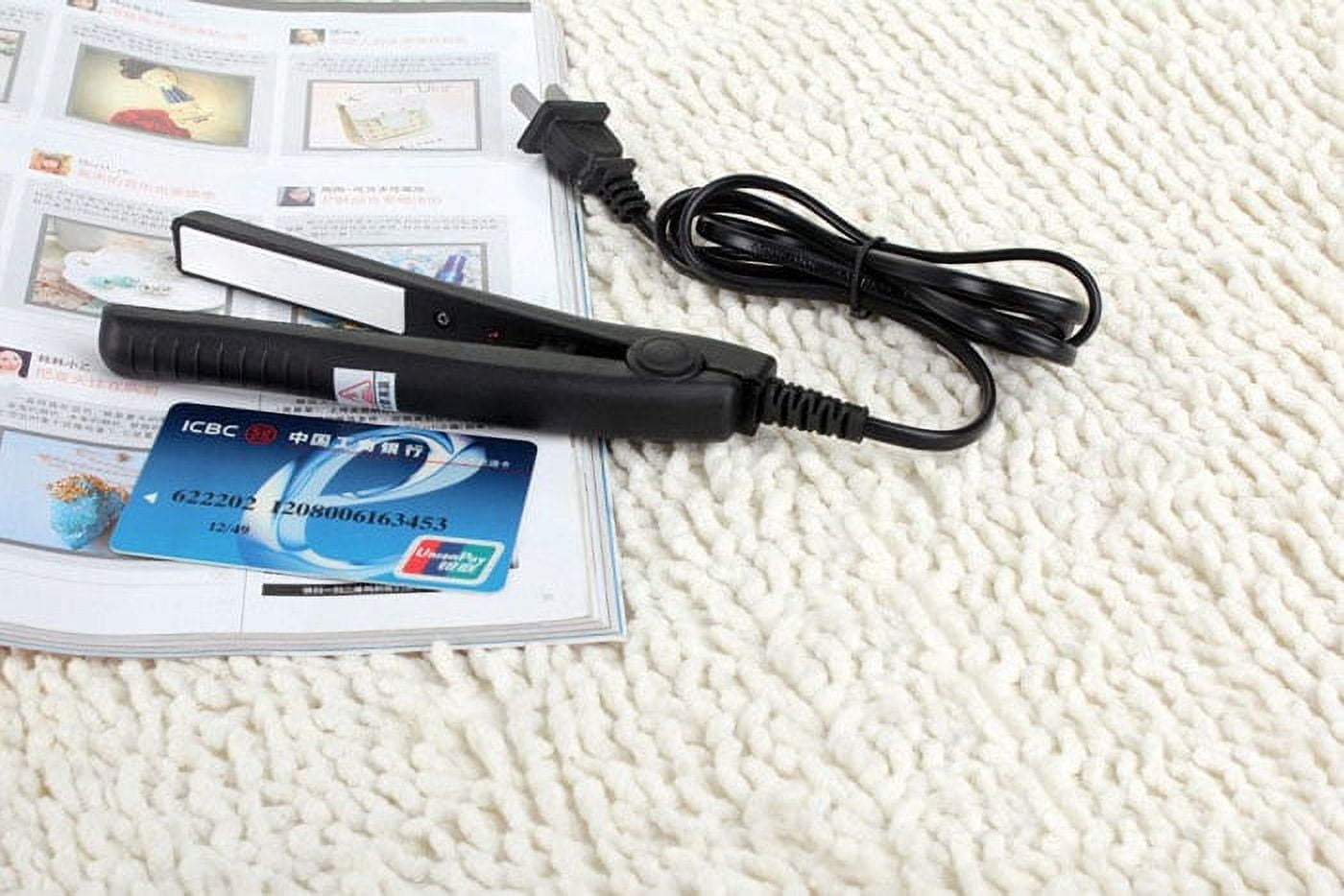 BONINGGG Mini Travel Woman Ceramic Portable Ceramic Hair Straightener