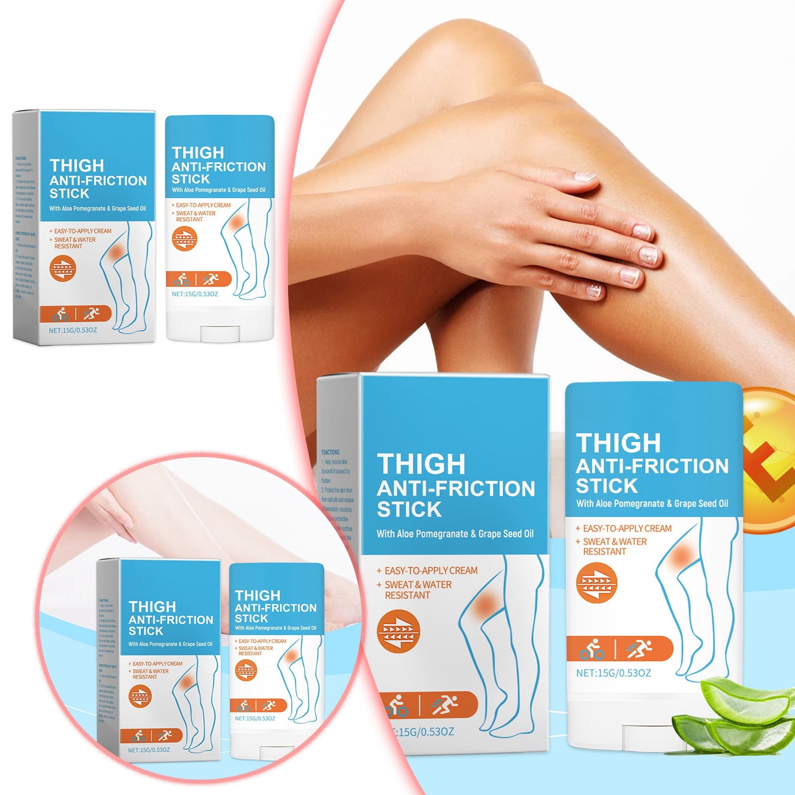 BONINGGG Moisturizing Chafing Stick For Skin Formula To Irritation