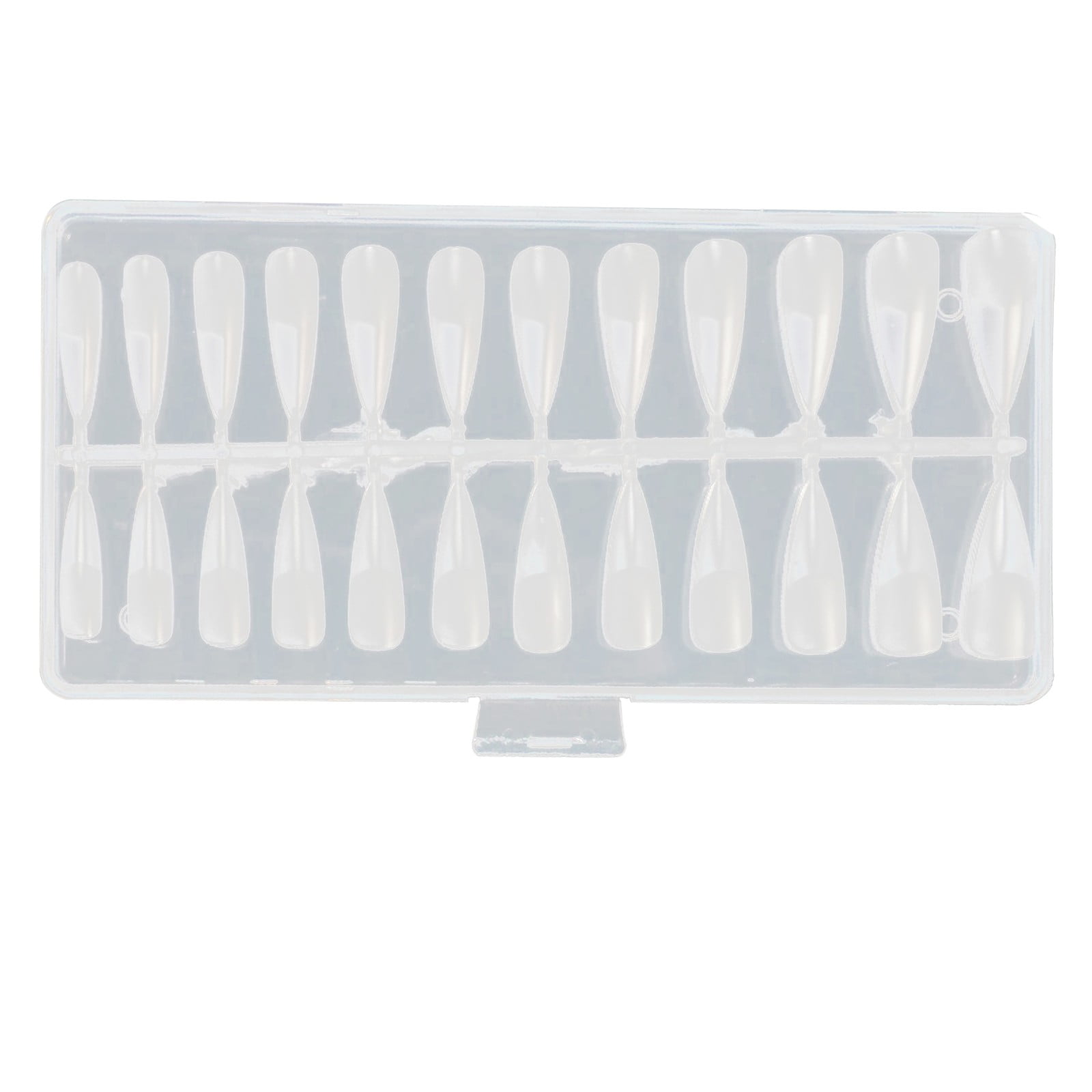 BONINGGG Nail 120 Pieces Transparent Water Tube Nail Transparent Nail
