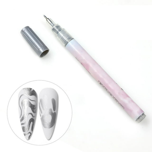 BONINGGG Nail Enhancement Tools 3D Paint Pen Nail Tracing Point Flower