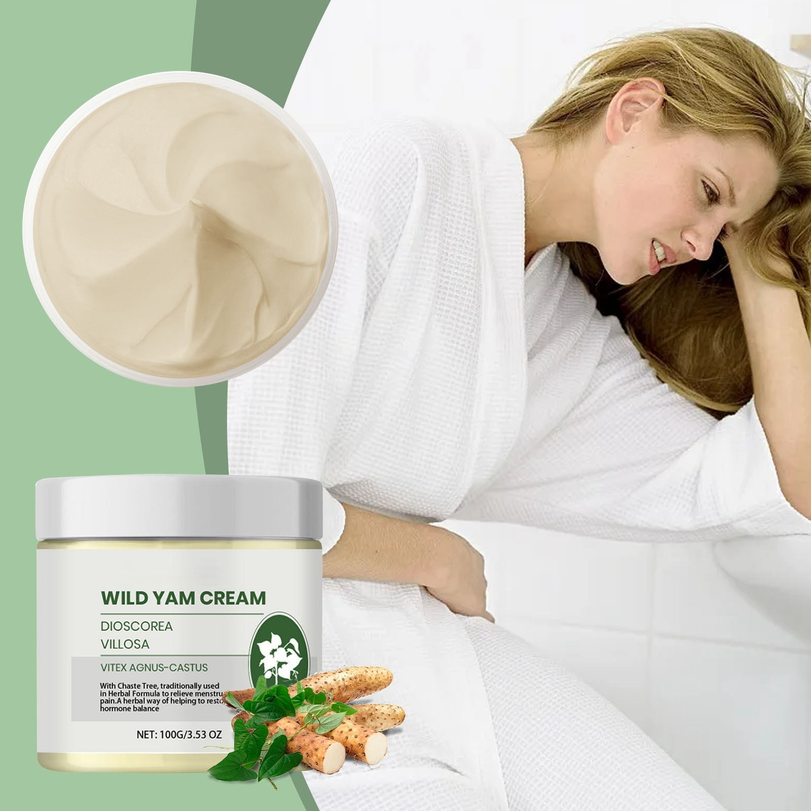 BONINGGG Organic Wild Yam Organic Wild Yam Concentrated Wild Yam For