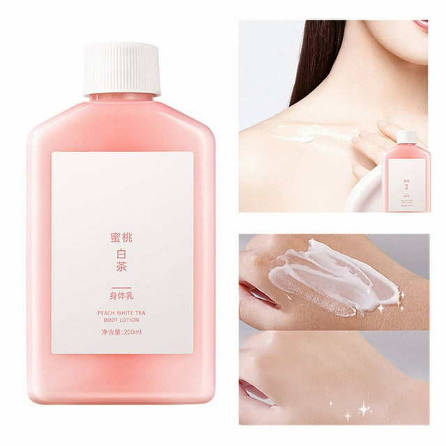 BONINGGG Peach White Tea Body Lotion Moisturizing And Moisturizing
