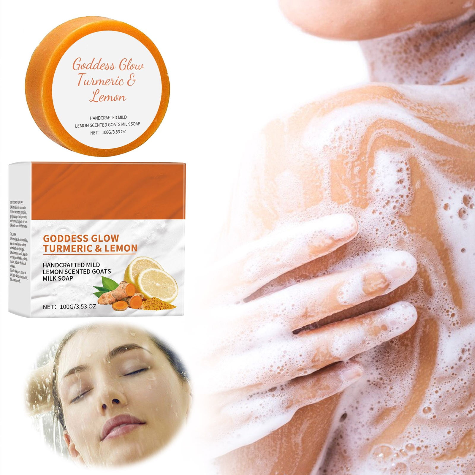 BONINGGG Rejuvenating Soap Cleansing Moisturizing Nourishing Bath Soap