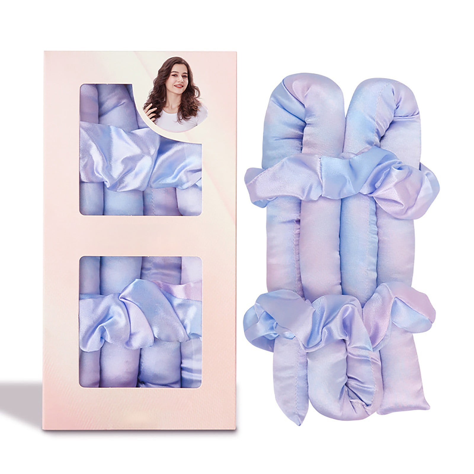 BONINGGG Satin Pearl Non Heat Curling Stick That Does Not Harm Hair