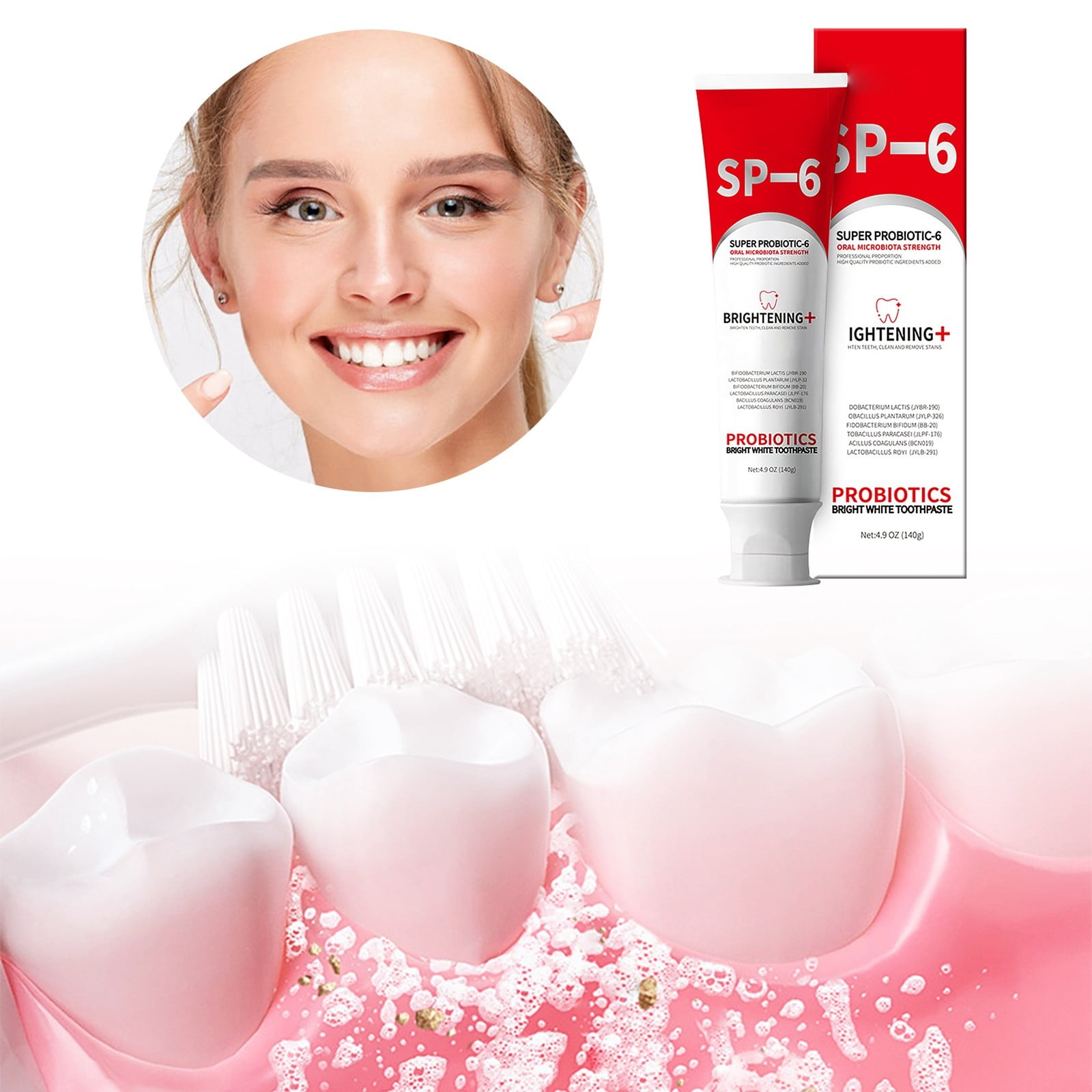 BONINGGG Sp 6 Sp 6 Toothpaste Toothpaste Sp 6 Probiotic Toothpaste Deep Cleaning Care Toothpaste