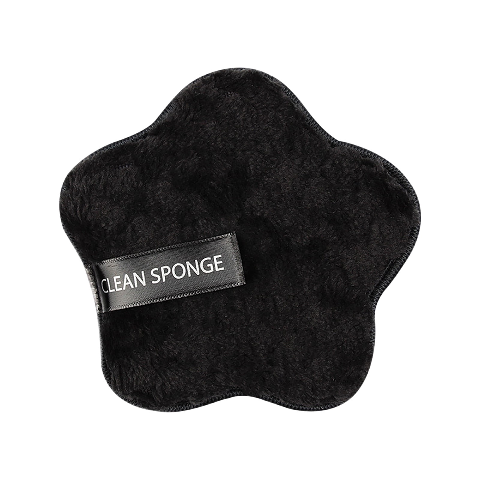 BONINGGG Sponge Dry Puff, Washable Face Puff, Makeup Remover Puff Red