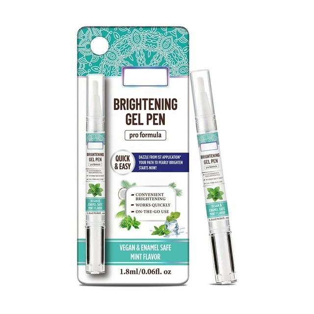 BONINGGG Teeth Pen (0.06 Fl Oz) 20 Uses Pro Formula Gel Pen Enamel