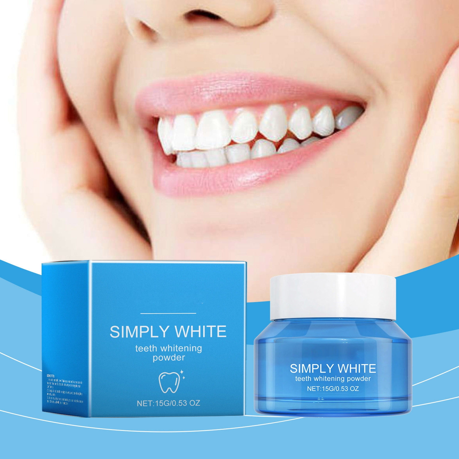 BONINGGG Teeth Powder Keeps Teeth Clean Teeth Powder Confident Smart