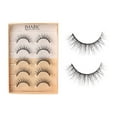 BONINGGG Thick False Eyelashes Soft Reusable Eyelashes Diy Eyelash