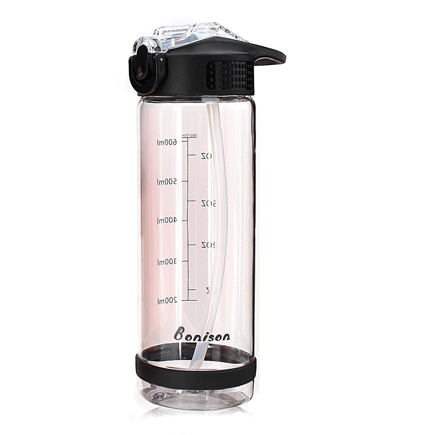 BONISON 26 OZ Water Bottle With Straw BPA Free Shaker Bottle Protein