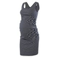 thumbnail image 1 of BONIXOOM Black Dresses for Women Multi-theme Casual Crew Neck Tab Sleeveless Pullover Dress Striped Black Dresses, 1 of 4