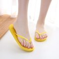 thumbnail image 1 of BONIXOOM Black Sandals Women Clearance Slip-On Platform V-Day Casual Summer Womens Shoes Yellow Size 7.5, 1 of 8