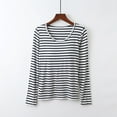 thumbnail image 1 of BONIXOOM Christmas Pajamas For Couples Silk Pajamas For Women Sleepwear Drawstring Long Sleeve Striped Sleep Shorts Black M, 1 of 4