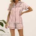 thumbnail image 1 of BONIXOOM Christmas Pajamas For Family Womens Pajamas Loungewear None Long Sleeve Printed Sleepwear Sets Pink L, 1 of 5