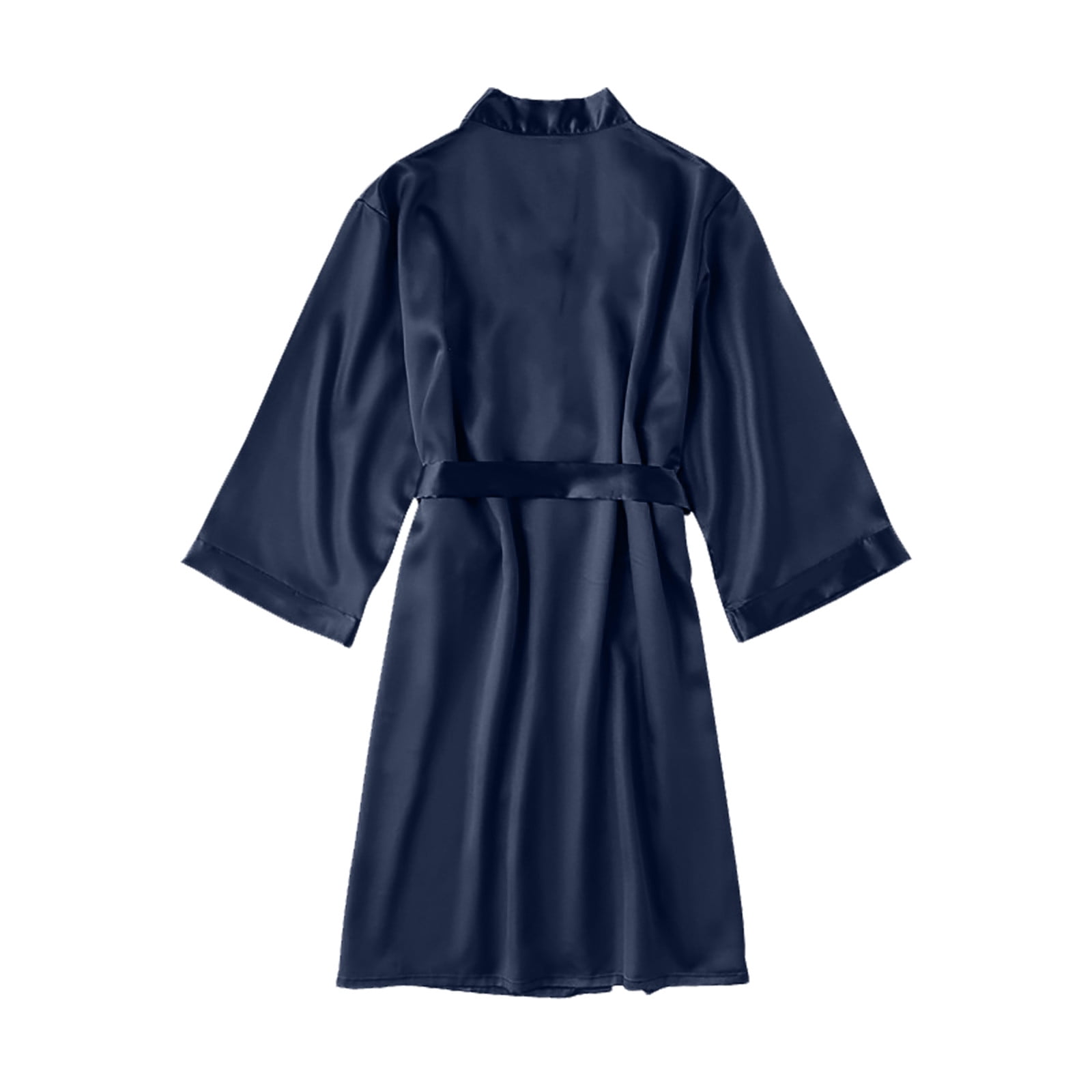 BONIXOOM Christmas Pajamas For Women Matching Family Christmas Pajamas Sleepwear None Long Sleeve Sleep Tops Solid Blue XL