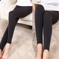 thumbnail image 1 of BONIXOOM Compression Leggings For Women Mid Waist Elastic Bottom Tights Slim Cold Resistant Ankle Gray One Size (US:One Size), 1 of 6
