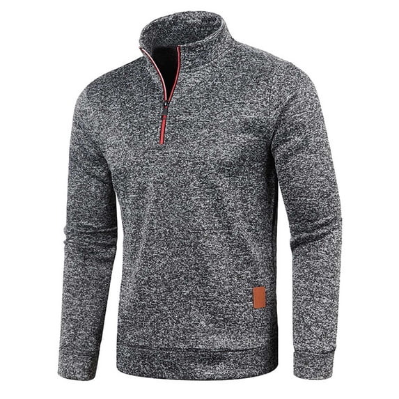 BONIXOOM Fall Sweaters Active Fit Sweater Pullover Vacation Crew Neck Sweater Men Dark Gray 2XL(US:12)