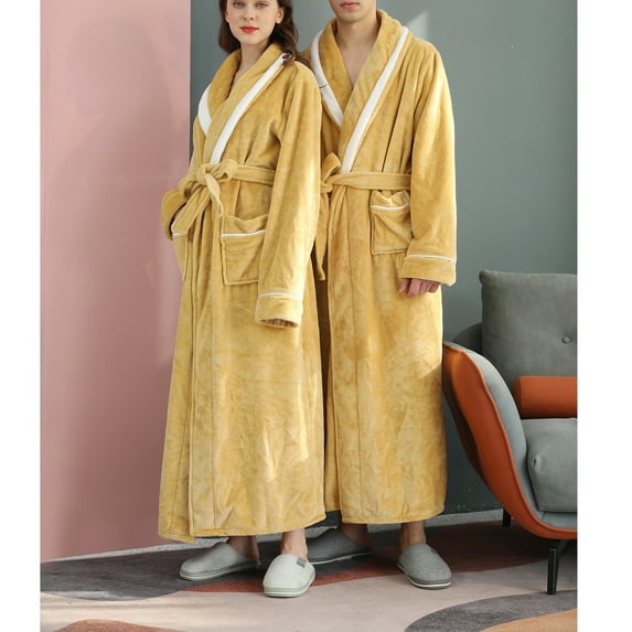 BONIXOOM Matching Pajamas For Couples Christmas Pajamas For Women Loungewear None Long Sleeve Solid Sleep Tops Lemon Yellow XL
