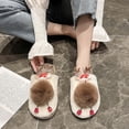 thumbnail image 1 of BONIXOOM Platform Sandals Women Clearance None None V-Day Casual Winter House Shoes For Women Khaki Size 7.5, 1 of 5