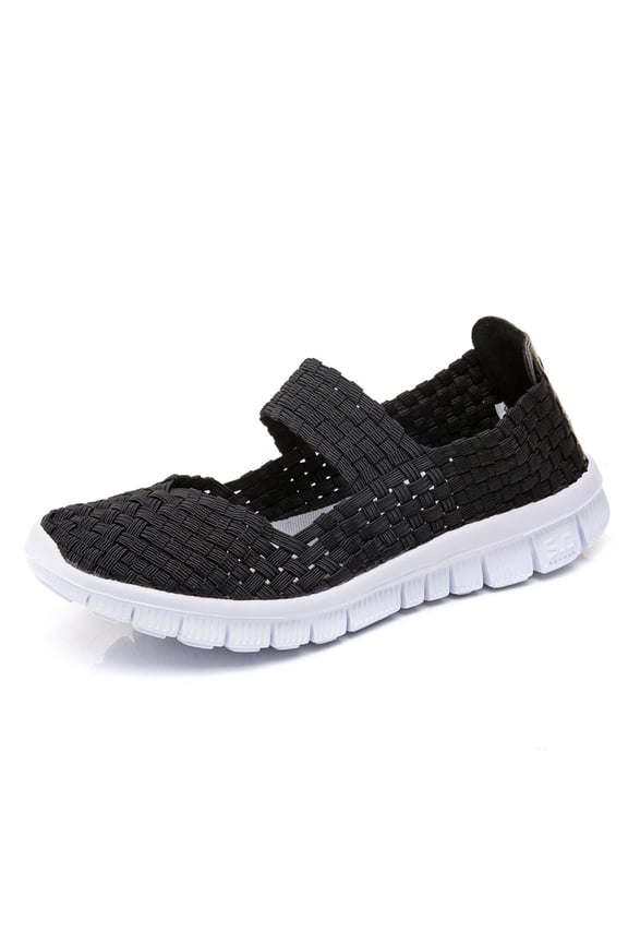 Platform Sneakers for Women Water Shoes for Women Slip-Ons Running Slip-On Water Shoes Black 2024 Summer Clearance Size 7.5