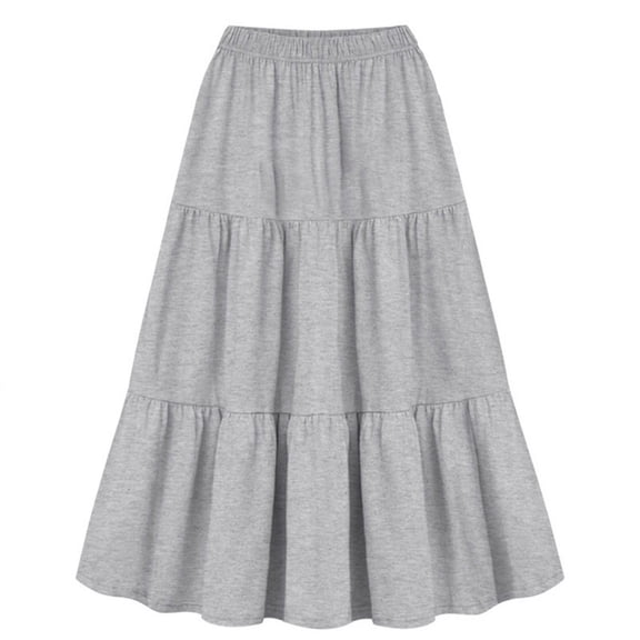 BONIXOOM Plus Size Dresses for Curvy Women Multi-theme Party Crew Neck Tab Short Sleeve Ruffles Jacket Geometric Gray Dresses