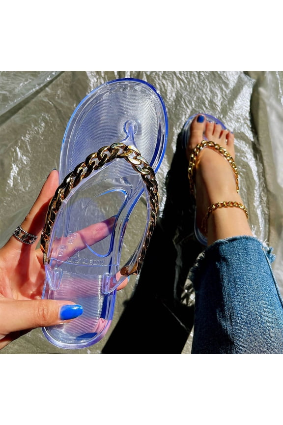 Sandals for Women 2024 Clearance Fall Slip-On None Casual Fashion Shoes for Women Clear Size 6