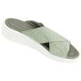 thumbnail image 1 of BONIXOOM Slippers For Women Indoor And Outdoor Clearance Slide Platform V-Day Casual Summer Womens Shoes Green Size 8, 1 of 2