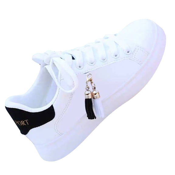 BONIXOOM Sneakers for Women Womens Shoes Fashion Sneakers Running Slide Sneakers Black 2024 Summer Clearance Size 6