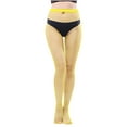 thumbnail image 1 of BONIXOOM Socks For Women Semi-Opaque Thigh-High Nylon,SpandexTrouser Work Socks Yellow One Size, 1 of 2