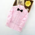 thumbnail image 1 of BONIXOOM Toddler Clearance Set Fall Long Sleeve Round Neckline Solid Tie Set Toddler Clothes Clearance Pink Size 12 Years, 1 of 3