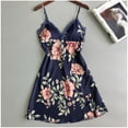 thumbnail image 1 of BONIXOOM Wedding Guest Dresses for Women Multi-theme Bridal Crew Neck Raglan Sleeveless Lace Set Floral Navy Dresses, 1 of 4