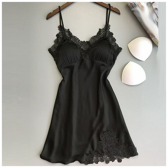BONIXOOM Wedding Guest Dresses for Women Multi-theme Bridal Crew Neck Raglan Sleeveless Lace Set Solid Black Dresses
