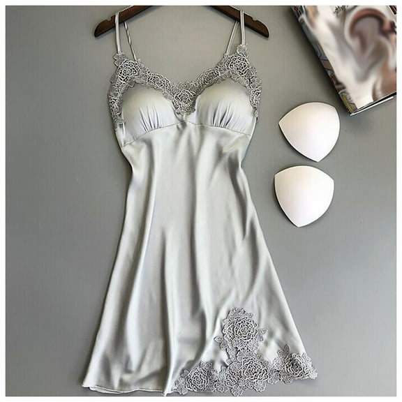 BONIXOOM Wedding Guest Dresses for Women Multi-theme Bridal Crew Neck Raglan Sleeveless Lace Set Solid Silver Dresses