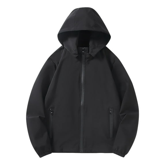BONIXOOM Winter Jackets For Women Rain Jacket Women Drawstring Full Zip Winter Christmas Puffer Jacket Black 5XL