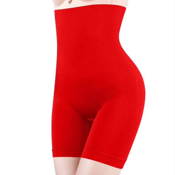 BONIXOOM Women's Plus Women's Pants Short Slim Wedding Over The Belly Shaping Chinos Clearance Summer Pants Red XL