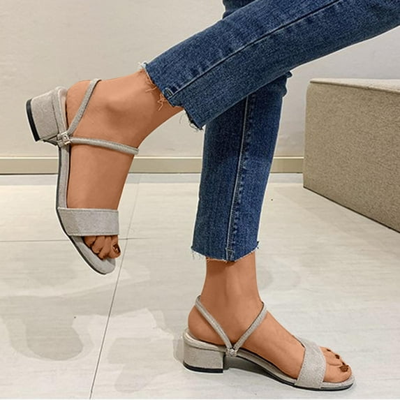 BONIXOOM Womens House Slippers Clearance Slip-On None V-Day Casual Summer Running Shoes For Women Beige Size 5.5