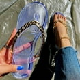 thumbnail image 1 of BONIXOOM Womens Sandals Clearance Fall Slip-On None Casual Fashion Womens Shoes Clear Size 7, 1 of 1
