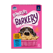 BONKERS Barkery Dog Treats, Kickin' Chicken Flavor Dry Dog Biscuits for Small Dog Breeds, 24 oz Box